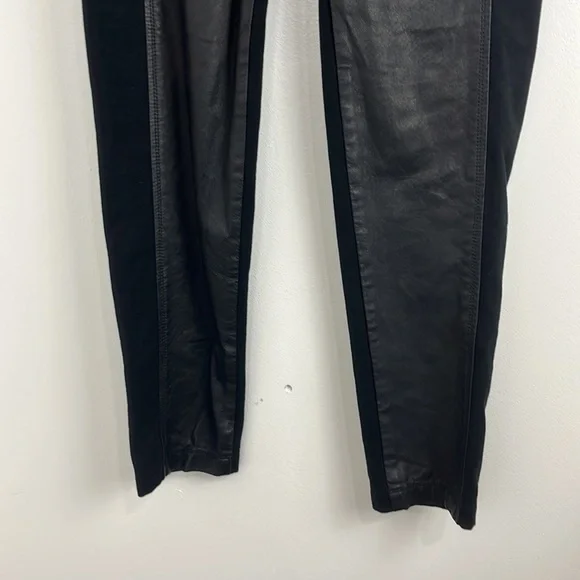 Danier Leather-Front, Knit-Back Drawstring Pants - Picture 4 of 8